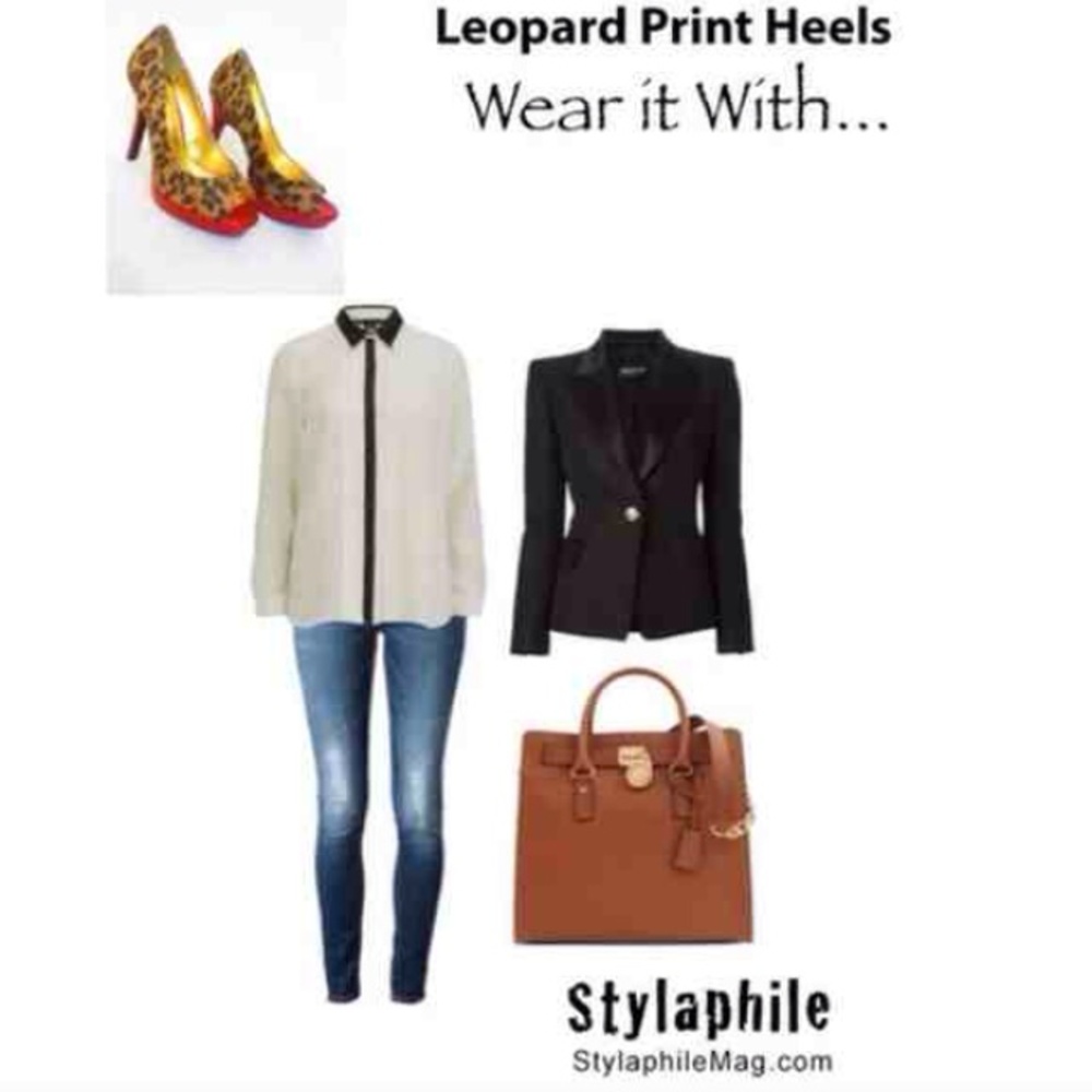 LEOPARD PRINT HEELS - Picture 4 of 4
